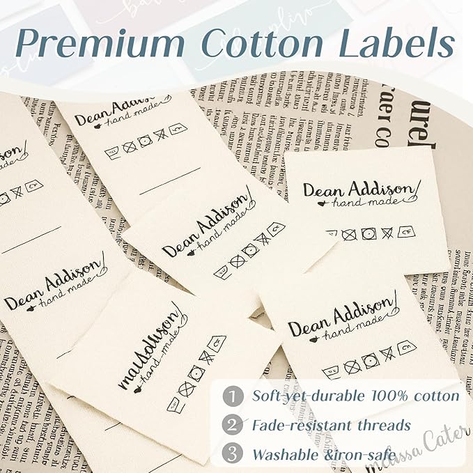 Custom Cotton Clothing Labels