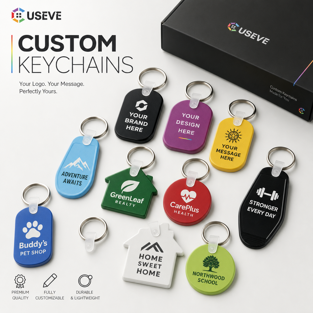 Custom Round Soft Keychains
