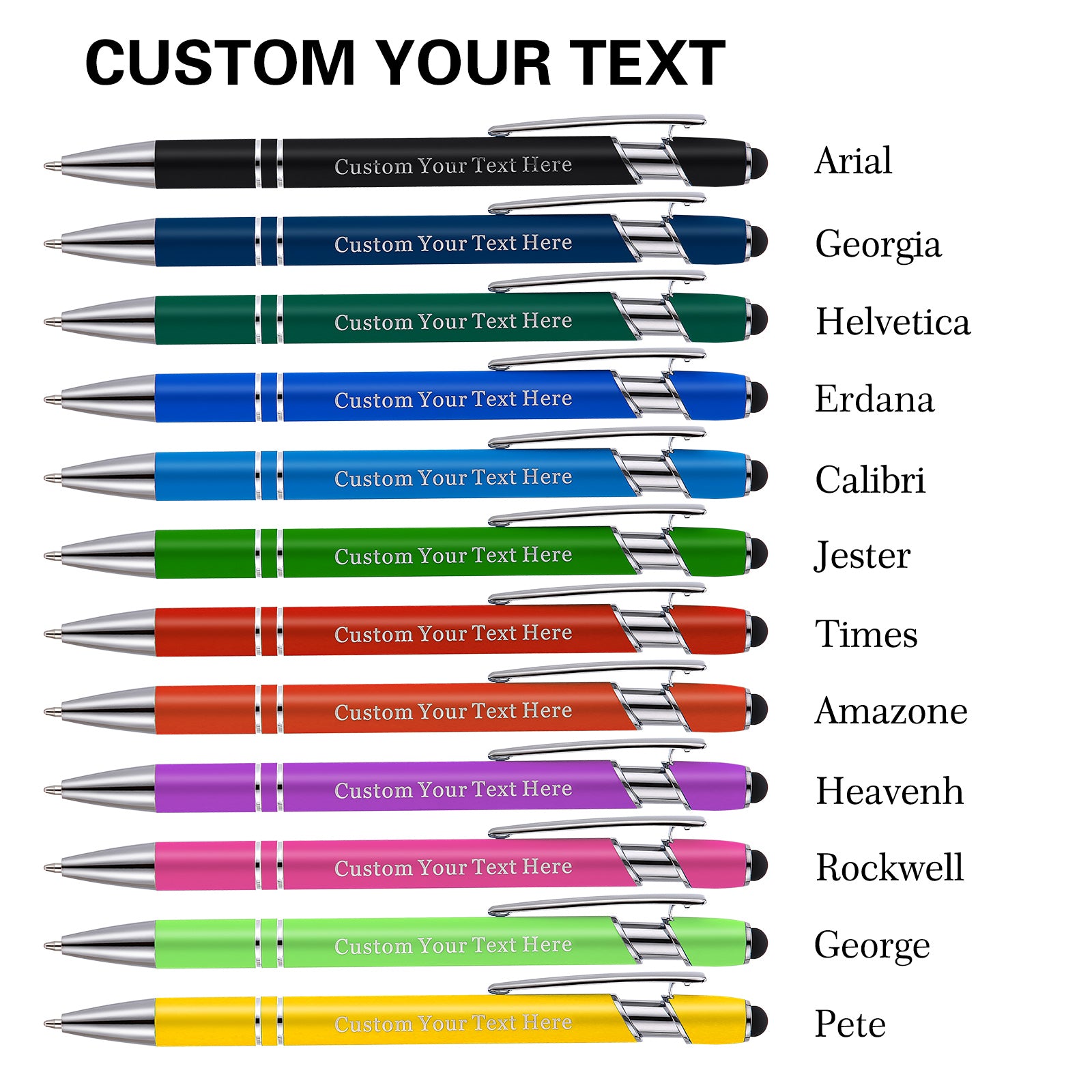 12pcs Personalized Pens