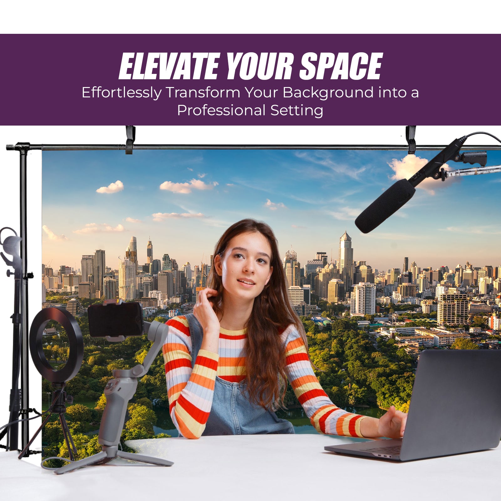 Personalized Photo Event Backdrop