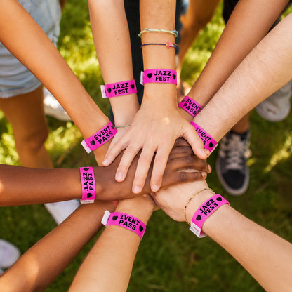 Custom Tyvek Wristbands for Events