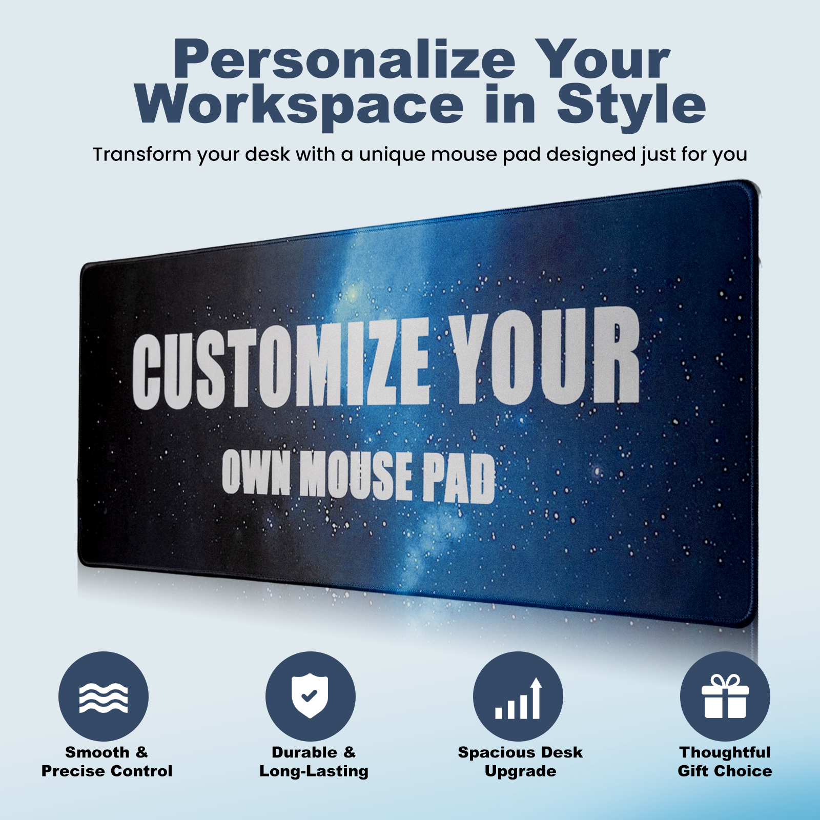 Custom Cozy Desk Mat