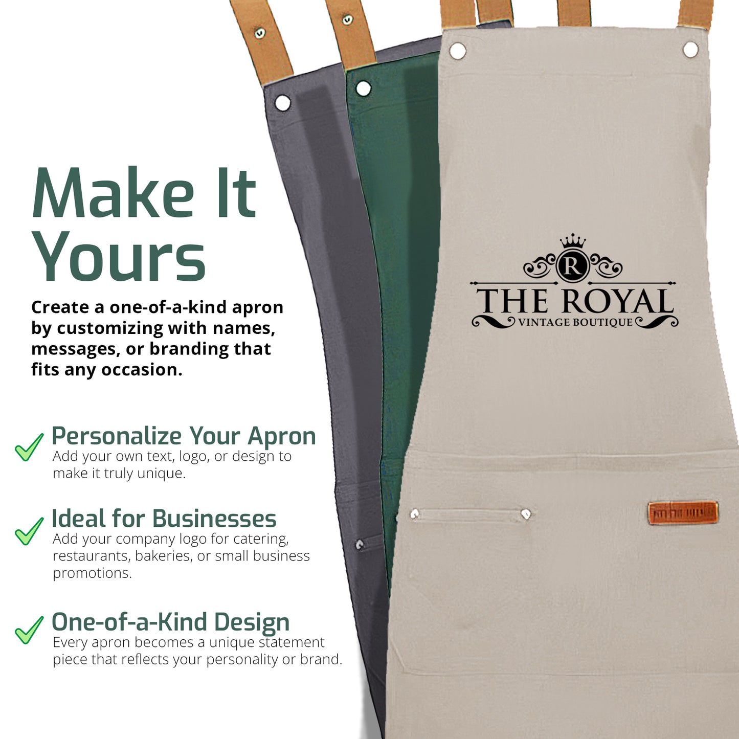 Personalized Chef Kitchen Apron