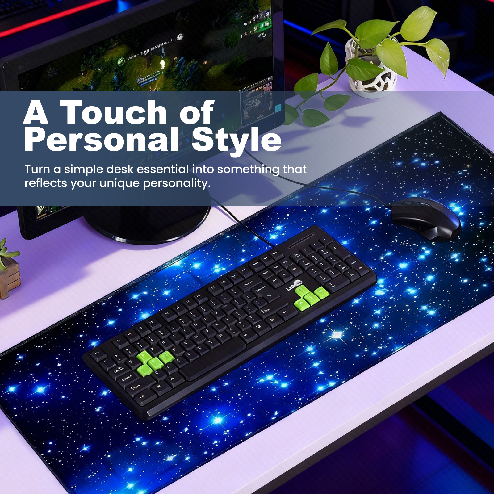 Custom Cozy Desk Mat