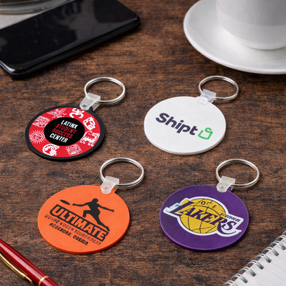 Custom Round Soft Keychains