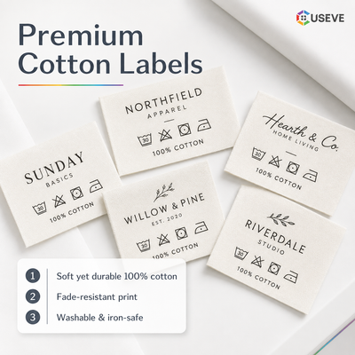 Custom Cotton Clothing Labels