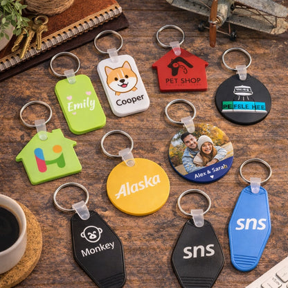 Custom Round Soft Keychains