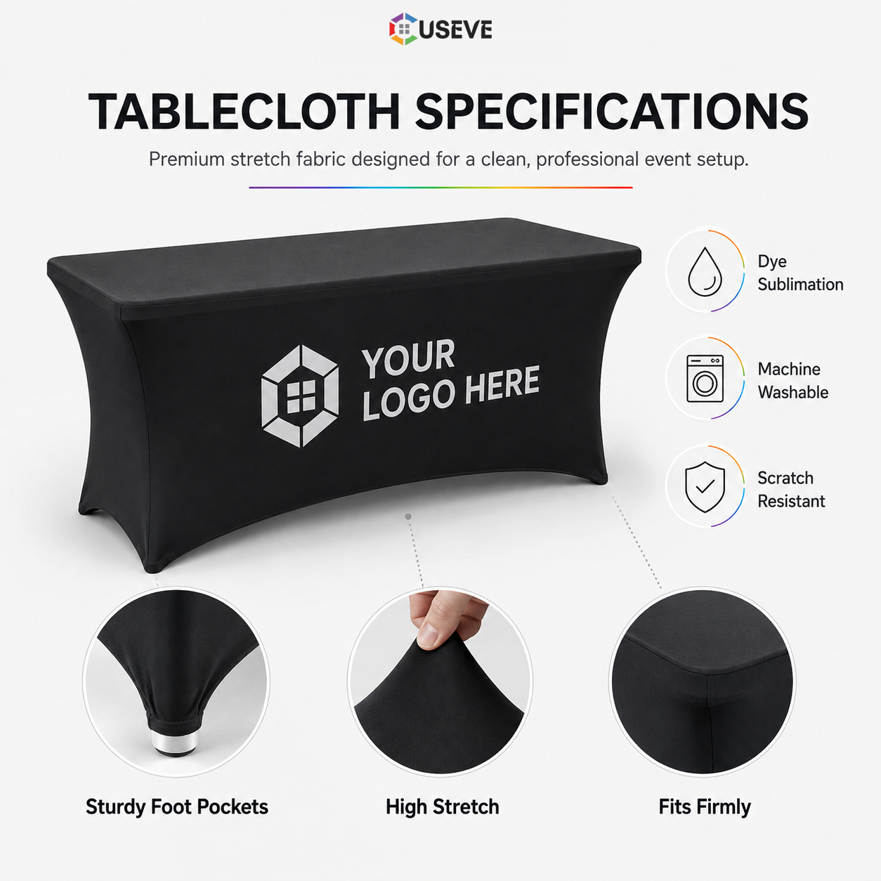 Design Your Own Custom Logo Tablecloth