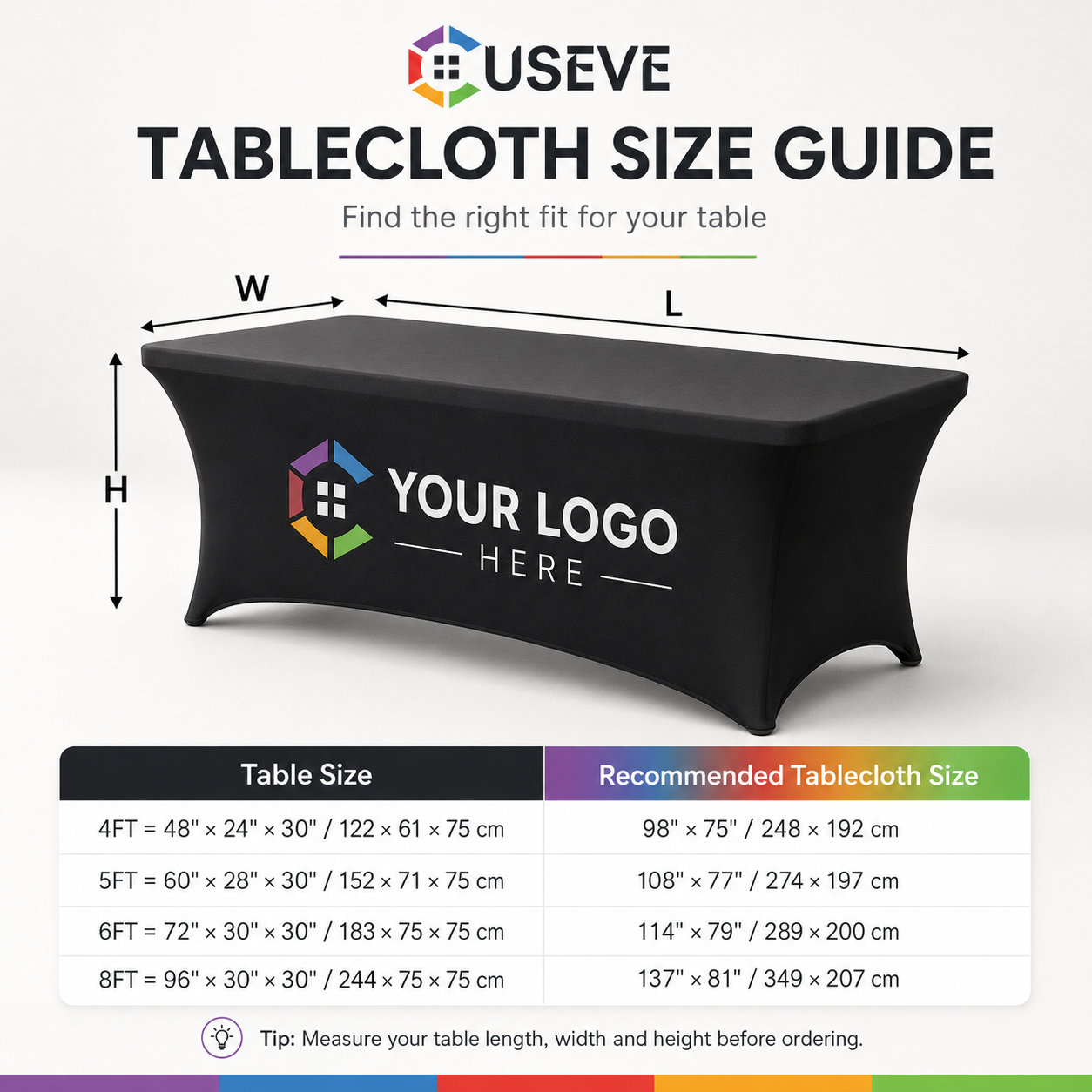 Design Your Own Custom Logo Tablecloth