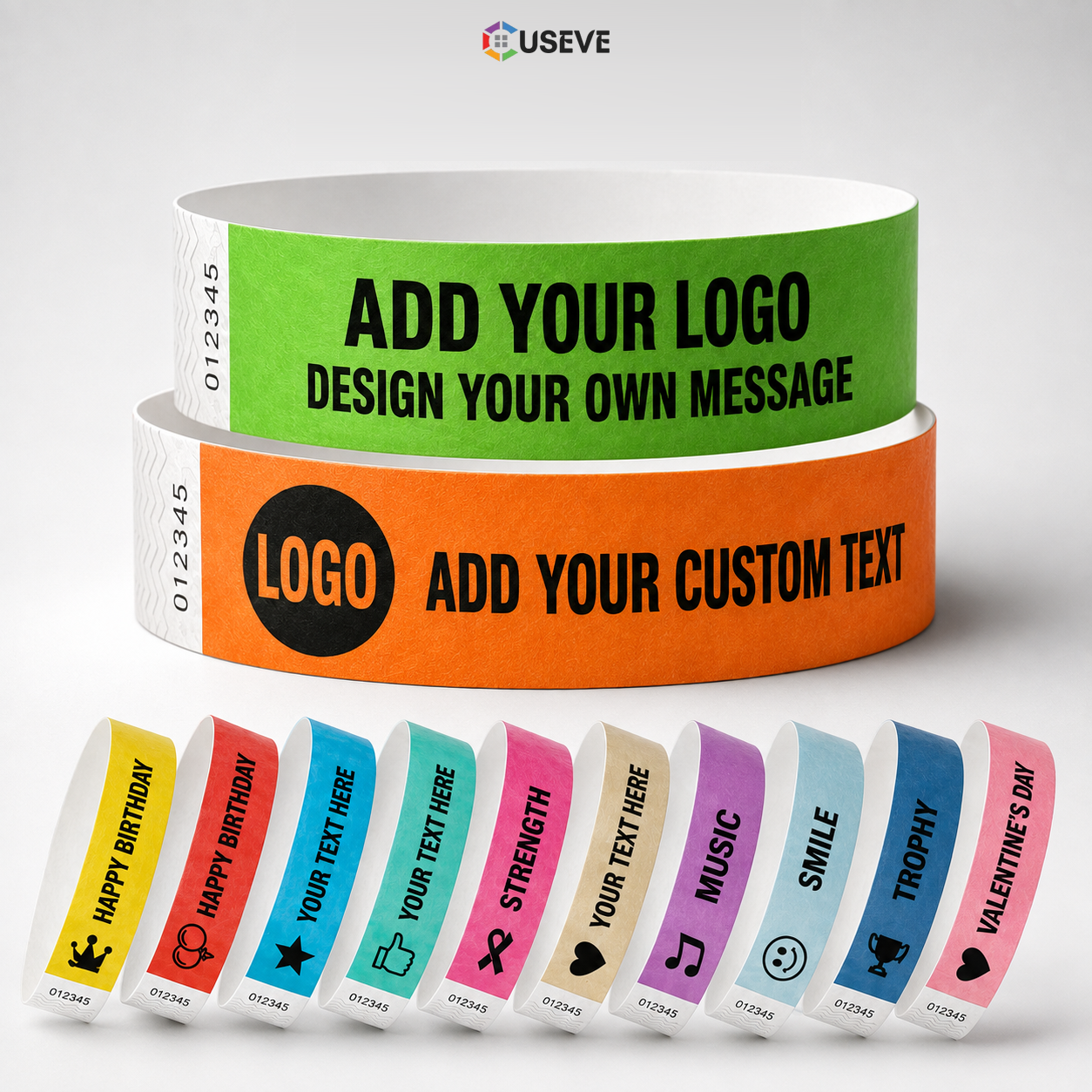 Custom Tyvek Wristbands for Events