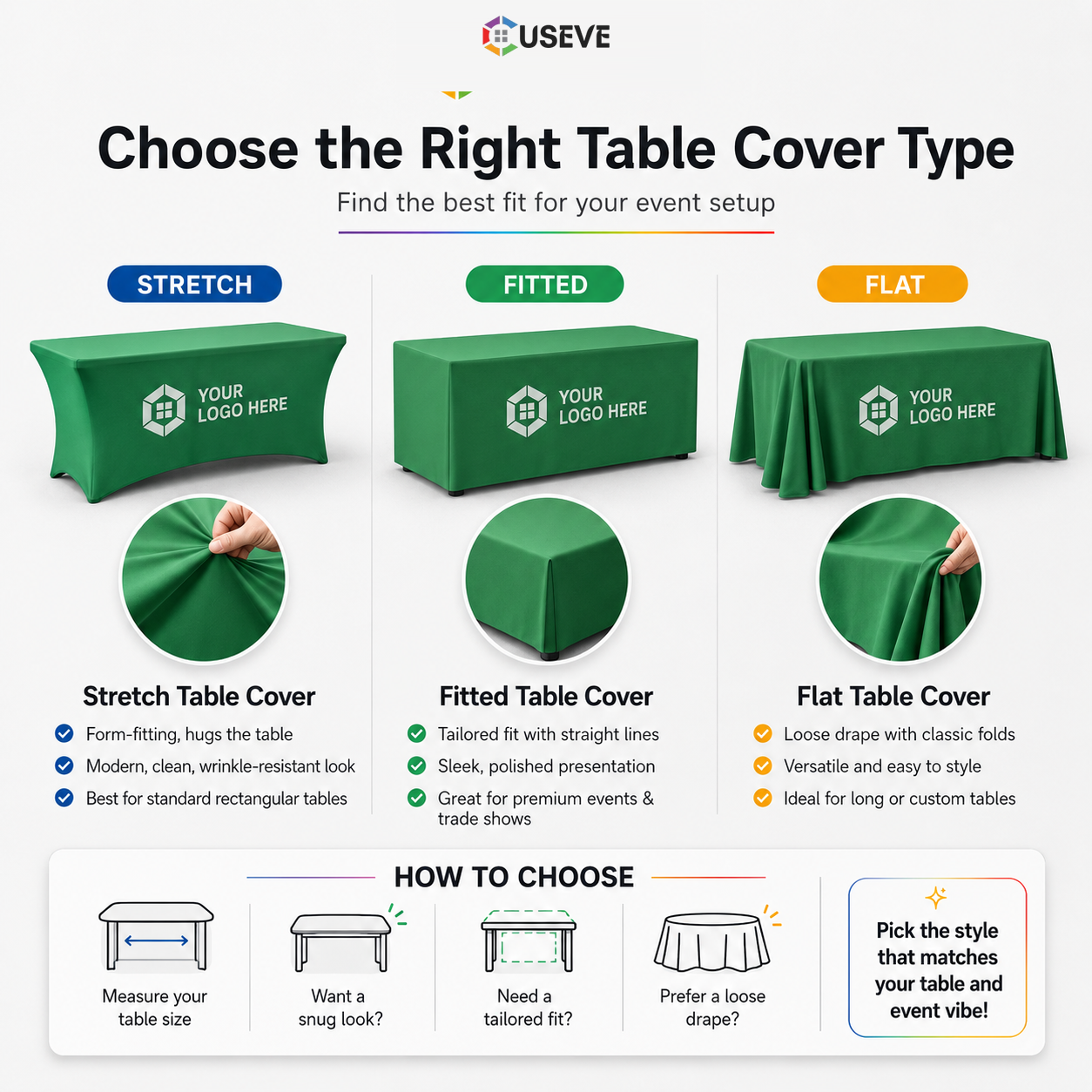 Design Your Own Custom Logo Tablecloth