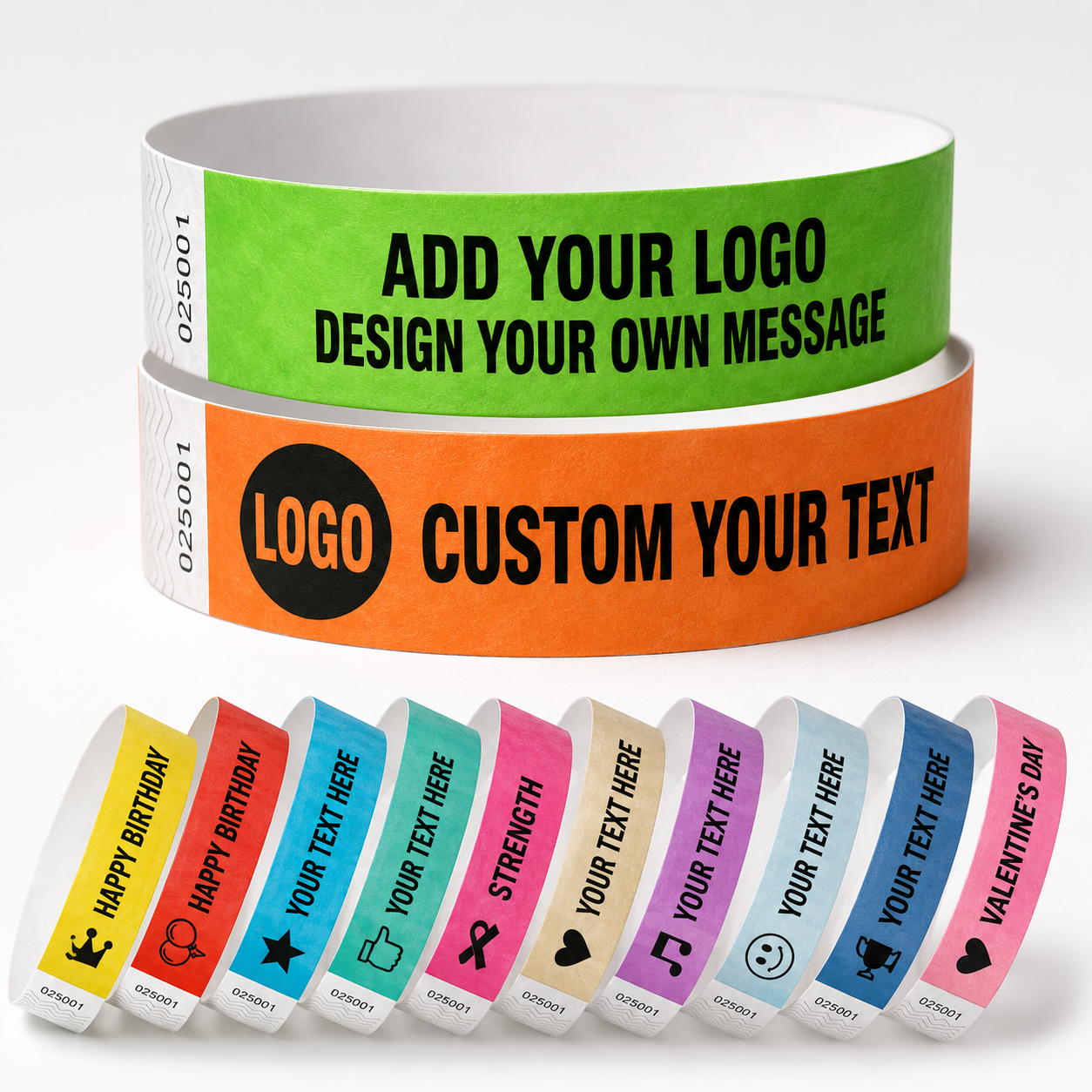 Custom Tyvek Wristbands for Events