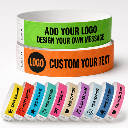 Custom Tyvek Wristbands for Events