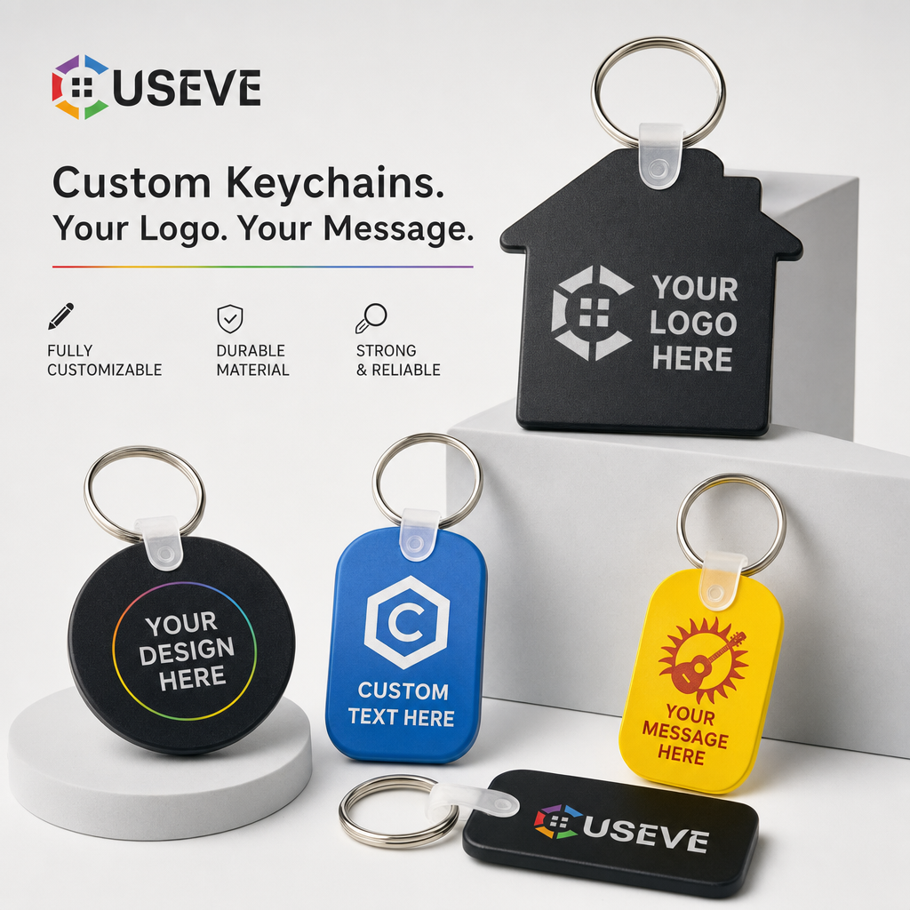 Custom Round Soft Keychains