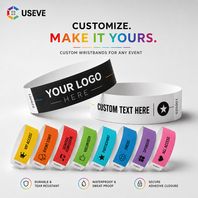 Custom Tyvek Wristbands for Events